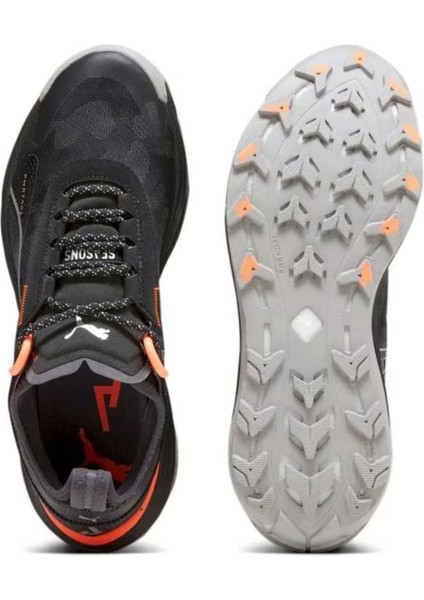 377838 01 Voyage Nıtro 3 Gtx Puma Black-Neon Sun Yetişkin Erkek Koşu Ayakkabısı
