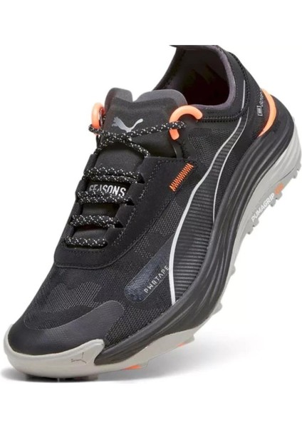 377838 01 Voyage Nıtro 3 Gtx Puma Black-Neon Sun Yetişkin Erkek Koşu Ayakkabısı