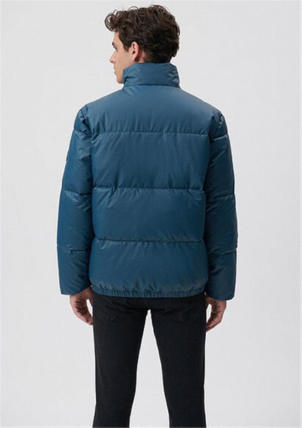 Erkek Mavi Şişme Mont 0110189-70767 modelleri