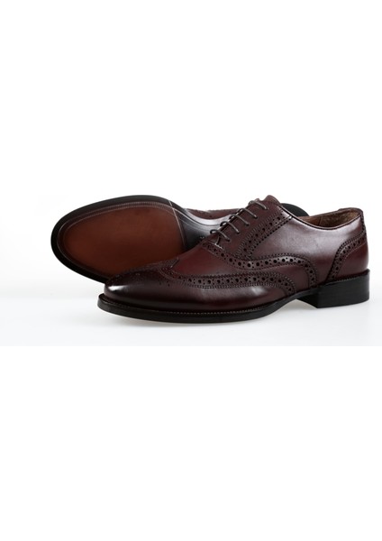 Erkek Deri Kendinden Özel Desenli Klasik Ayakkabı modelleri
