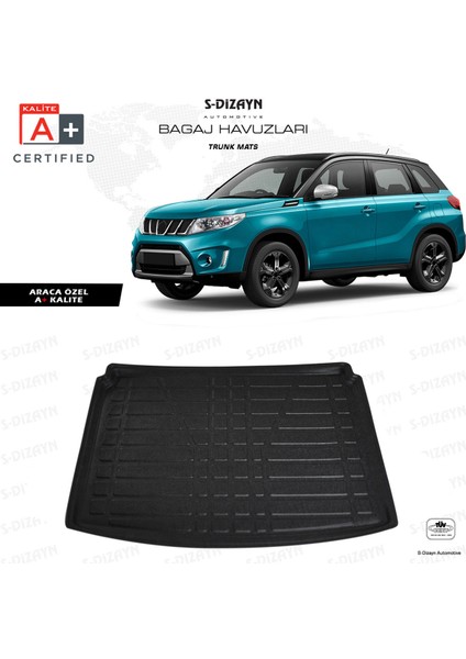 S Dizayn Suzuki Vitara 4d Havuzlu Paspas Bagaj Havuzu Seti (Üst Bagaj) 2016 ve Üzeri