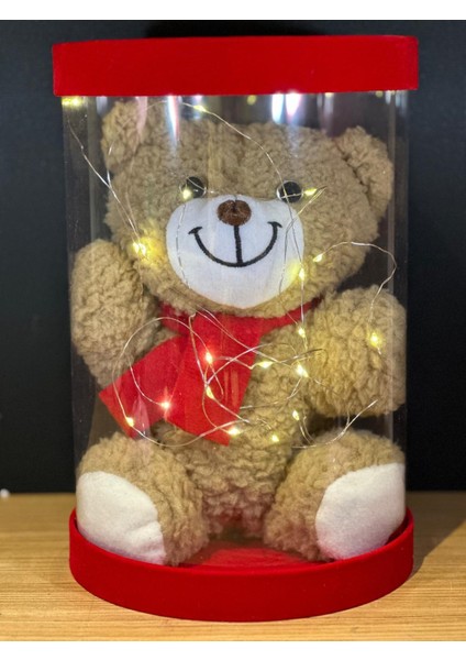 Hediye Kutulu LED Işıklı Sevimli Ayı ve Papatya Kolye indirimleri