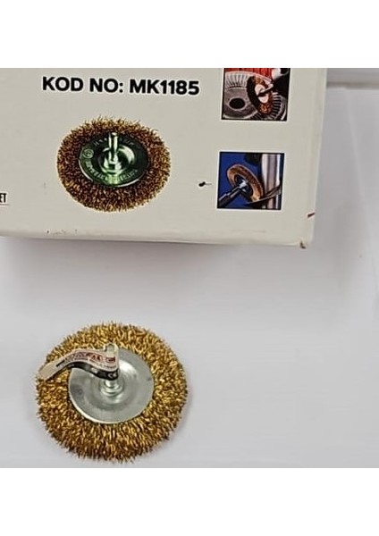 Kazancı Bytek Pimli Saçaklı Dairesel Fırça 65MM