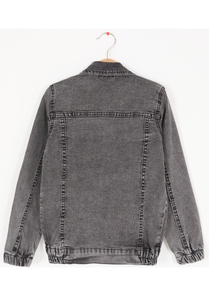 Füme Superior Yazılı Erkek Çocuk Jean Ceket 16818 fırsatları
