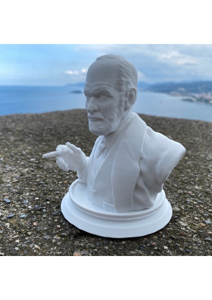 Root Made Sigmund Freud Büstü Dekoratif Obje Nörolog Freud Biblo