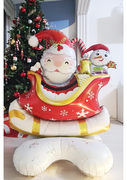 Dev Kardan Adam Ayaklı Folyo Balon 120 cm Ayakta Durabilen Yılbaşı Balonu fiyatları