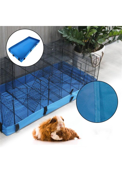 Yıkanabilir Su Geçirmez Kobay Kafesi Yavru Için Alt . Mavi (Yurt Dışından) indirimleri