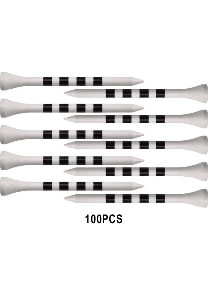 100 Bambu Golf Topluğu Mark Scale Kırılmaz Golf Aksesuarları 83MM (Yurt Dışından) fırsatları