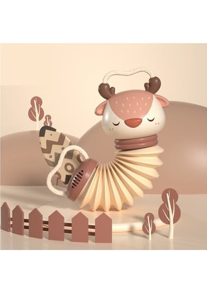 Akordeon Müzik Aleti Bebek Uyku Yatıştırıcı Oyuncak Eğitici Egzersiz Küçük El Tırtıl El Tutma (Yurt Dışından)