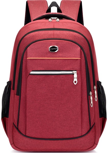 Erkek Sırt Çantası Büyük Kapasiteli Öğrenci Okul Çantası Rahat Seyahat Çantası Oxford Kumaş Sırt Çantası (Yurt Dışından)