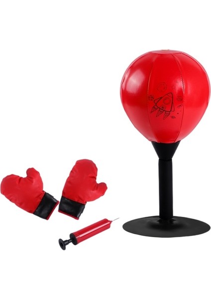 Çocuklar ve Yetişkinlerin Havalandırması ve Basıncını Düşürmesi Için Masaüstü Boks Hız Reaksiyon Topu, Masaüstü Vantuzlu Havalandırma Topu (Yurt Dışından)