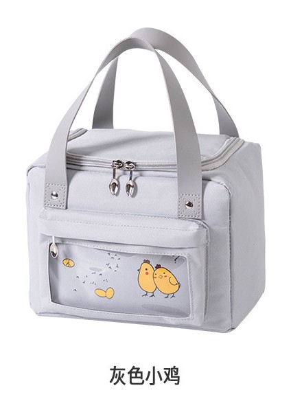 Sevimli Taşınabilir Öğle Yemeği Çantası, Taşınabilir Yalıtımlı Pirinç Çantası, Açık Hava Piknik Çantası, Buz Torbası, Satışa Hazır (Yurt Dışından)