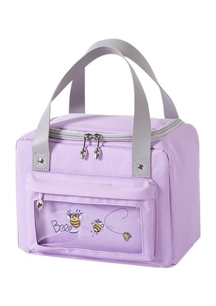 Sevimli Taşınabilir Öğle Yemeği Çantası, Taşınabilir Yalıtımlı Pirinç Çantası, Açık Hava Piknik Çantası, Buz Torbası, Satışa Hazır (Yurt Dışından)