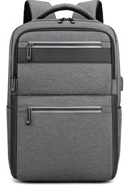 Erkek Sırt Çantası Çok Fonksiyonlu Iş Sırt Çantası Kentsel Basit Rahat Banliyö Sırt Çantası 15.6 Inç Bilgisayar Çantası (Yurt Dışından)