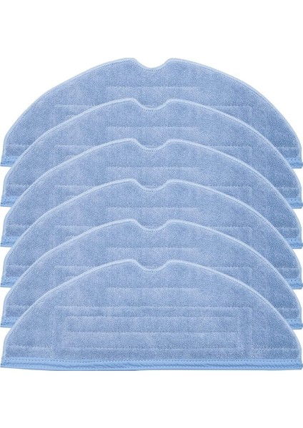 Yedek Mikrofiber Paspas Giysileri Temizleme Pedleri Roborock T7S T7S Artı S7 Elektrikli Süpürge Aksesuarları 6 Adet (Yurt Dışından)