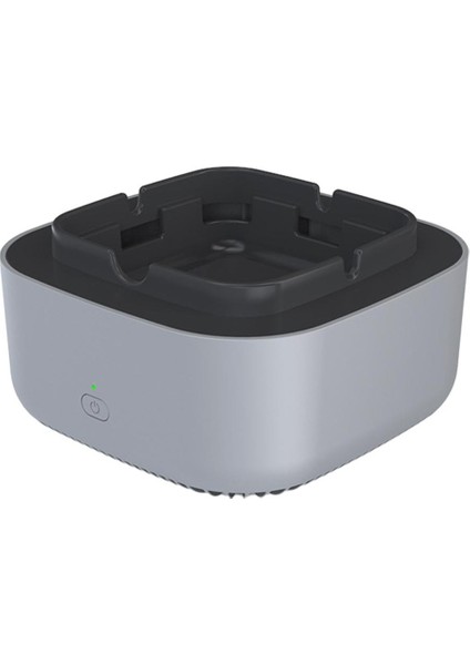 Ashtray Akıllı Taşınabilir Hava Temizleyici Dumansız Küllük Ofis Ev Gri (Yurt Dışından)