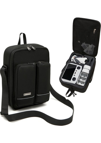 Mini 3 Pro Için Bkano Omuz Çantası - Siyah (Yurt Dışından)