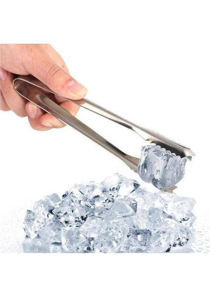 Buz Maşası + Buz Küreği Seti 5 Adet Kokteyl Maşası Barmen Buz Maşası Kokteyl Küreği Seti fırsatları