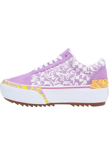 Ua Old Skool Stacked Mor Sneaker modelleri