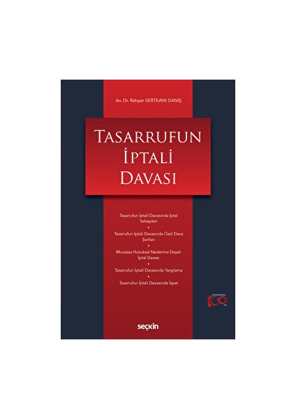 Tasarrufun İptali Davası - Rahşan Sertkaya Daniş