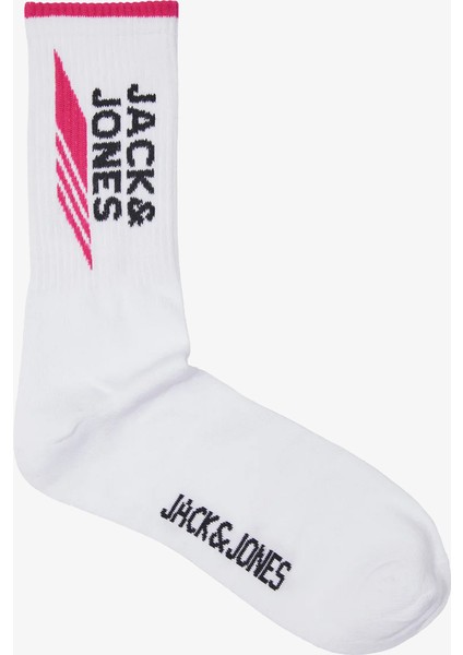 Jacluca Logo Tennıs Sock Pembe Erkek Çorap 12234472-PINK
