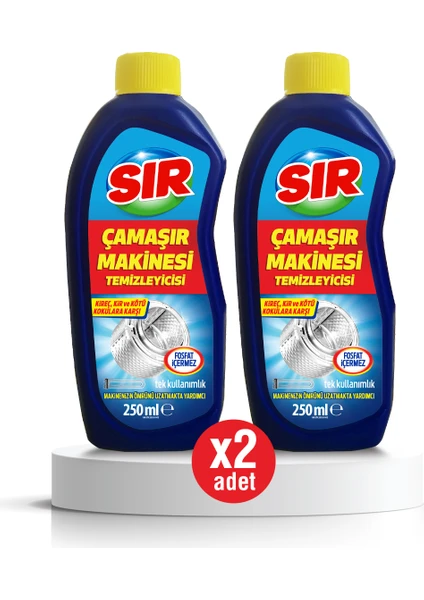 Çamaşır Makinesi Temizleyici 250 Ml. 2'li