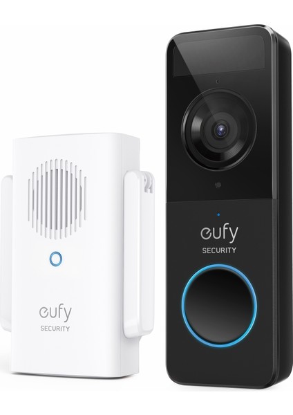 Eufy Security Kablosuz Kapı Zili 1080p Dahili Bataryalı - E8220  (Anker Türkiye Garantili)