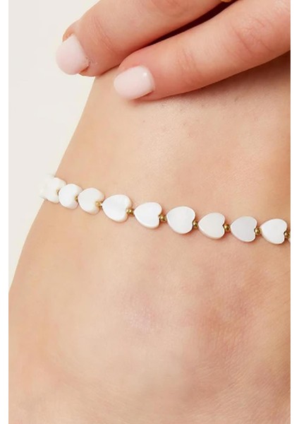 Doğal Sedef Kalp Halhal fiyatları