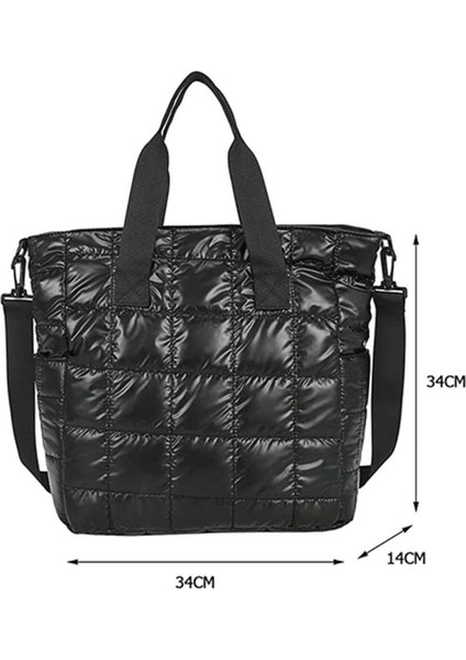 Çeşitli Bo ile Kadın Naylon Dolgulu Tote Çanta (Yurt Dışından) fiyatları