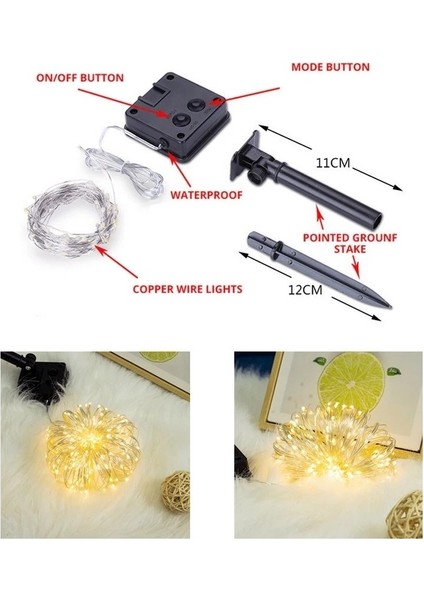 2 Adet Dekoratif Noel Işıkları Şeritler Parıltılı 30M (Yurt Dışından) fiyatları