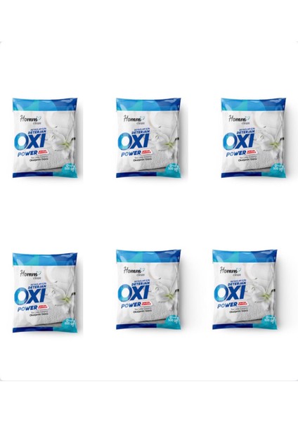 Homm Clean Oxi Power Beyazlar Için 500 ml 6’lı Pket