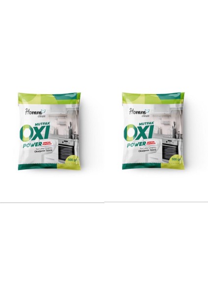 Homm Clean Oxi Power Mutfak 500 ml 2’li Paket