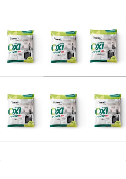 Homm Clean Oxi Power Mutfak 500 ml 6’lı Paket