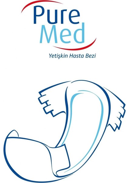 Belbantlı Medium Yetişkin Hasta Bezi 30 Adet 4'lü Set