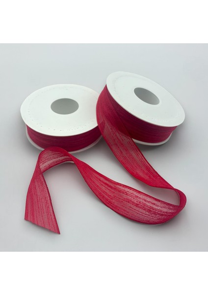 Keten Kurdele 2,5CM-20MT Kırmızı