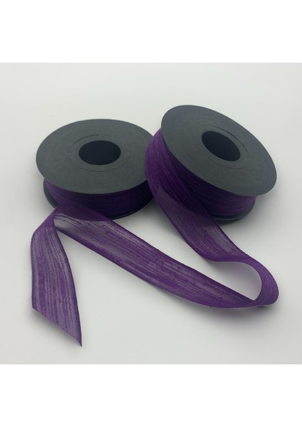 Keten Kurdele 2,5CM-20MT Mor