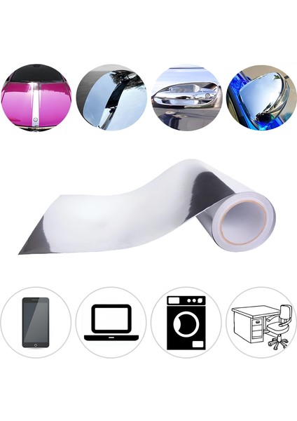 Krom Nikelaj Bant Yapışkanlı Araç Çıta Direk Kaplama Folyosu - Ragle Hediyeli fırsatları