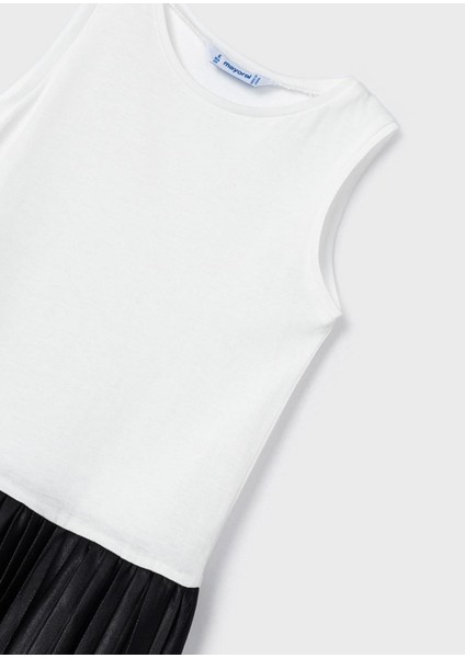 2-9 Yaş Kız Çocuk Örme Elbise Krem fırsatları