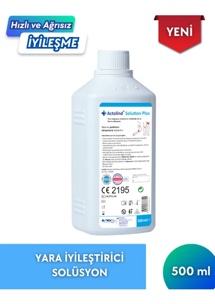 Actolind® Solution Plus 500 ml | Yara Iyileştirme Solüsyonu