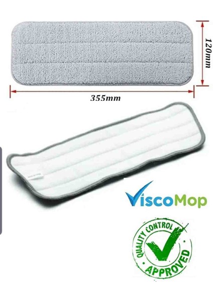 Sprey Mop Yedek Bez 4'lü Deerma ve Kiwi Markalarına Uyumlu Mop Bezi