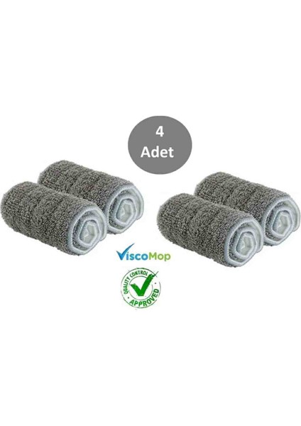 Sprey Mop Yedek Bez 4'lü Deerma ve Kiwi Markalarına Uyumlu Mop Bezi fiyatları
