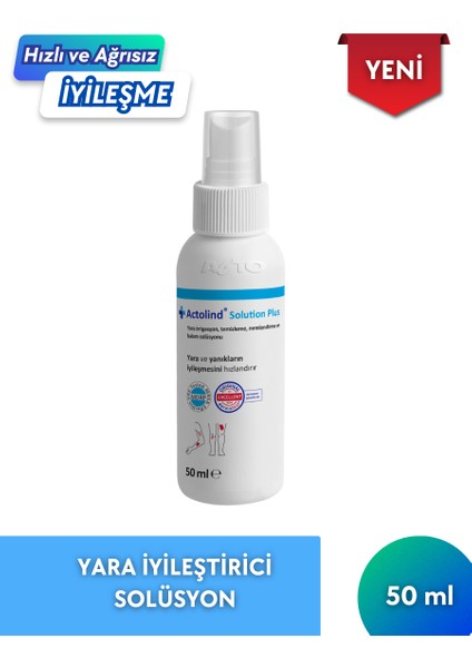 Actolind® Solution Plus 50 ml | Yara Iyileştirme Solüsyonu