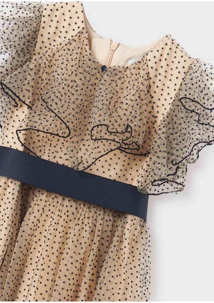 4-10 Yaş Kız Çocuk Elbise Bej fiyatları