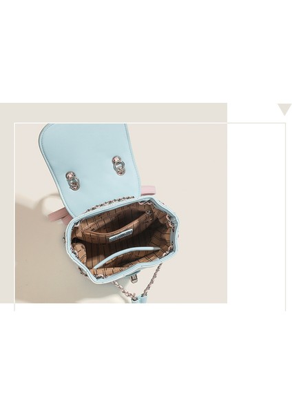 Kontrast Renkli Macaron Niş Sırt Çantası Kızlar Üst Düzey Anlamda Işe Gidip Gelme Küçük Sırt Çantası Zinciri Tüm Maç Rahat Okul Çantası (Yurt Dışından) fiyatları