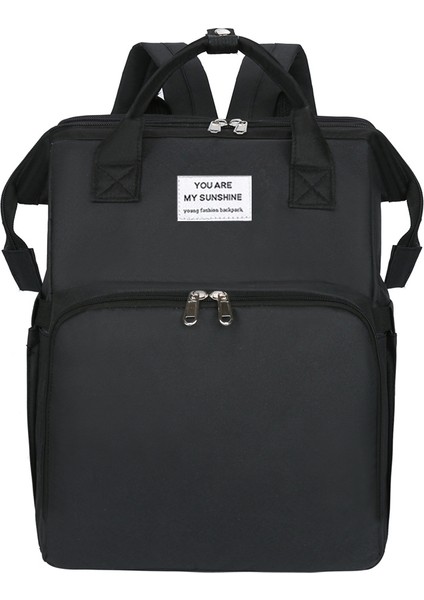 Taşınabilir Katlanabilir Cibinlik Beşik Anne Çantası Çok Fonksiyonlu Dışarı Hafif Büyük Kapasiteli Rahat Omuz Bebek Çantası (Yurt Dışından)