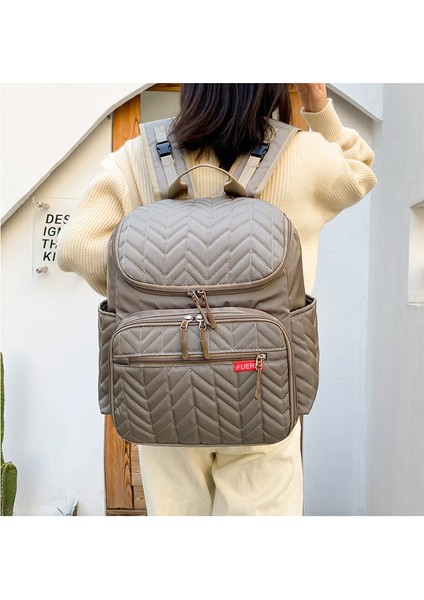 Renk Avrupa ve Amerikan Büyük Kapasiteli Nakış Anne ve Bebek Çantası Taşınabilir Bebek Bezi Çantası Bebek Şişesi Isı Yalıtımı Anne Çantası (Yurt Dışından) fiyatları