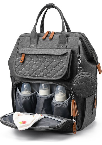 Islak ve Kuru Ayrılmış Anne Bebek Çantası Moda Büyük Kapasiteli Anne Çanta Alüminyum Folyo Yalıtım Süt Saklama Çantası Omuz Çantası (Yurt Dışından) fırsatları