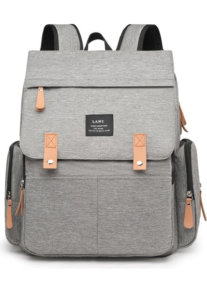 Moda Anne Çanta Çok Fonksiyonlu Büyük Kapasiteli Sırt Çantası Çift Omuz Anne Çanta Seyahat Sırt Çantası (Yurt Dışından)