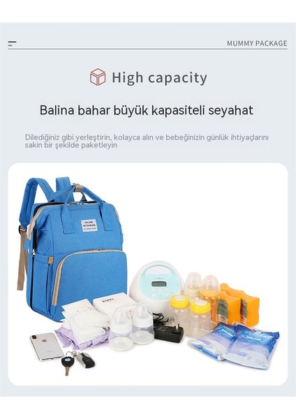 Çok Fonksiyonlu Katlanabilir Yatak Mumya Çanta Beşik Leştirilmiş Versiyonu Omuzlu Anne Bebek Çantası Yatak Bebek Çantası (Yurt Dışından) fırsatları