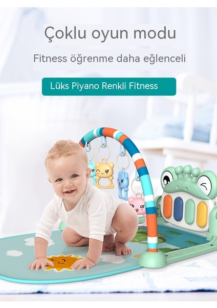 Bebek Spor Standı Müzik Pedal Oyuncak 0-36 Ay Doğan Bebek Müzik Piyano Oyun Pedi (Yurt Dışından)